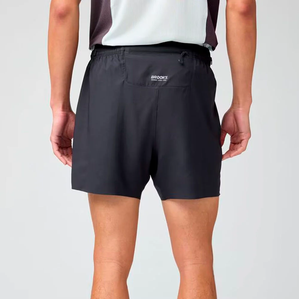 PANTALÓN CORTO BROOKS CASCADIA - Negro - Image 2