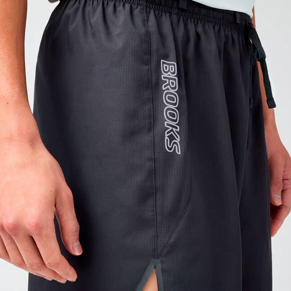 PANTALÓN CORTO BROOKS CASCADIA - Negro - Image 3