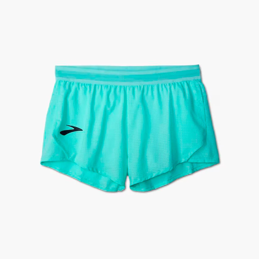 PANTALÓN CORTO BROOKS SPLIT PRO KIT - Brigh Cyan