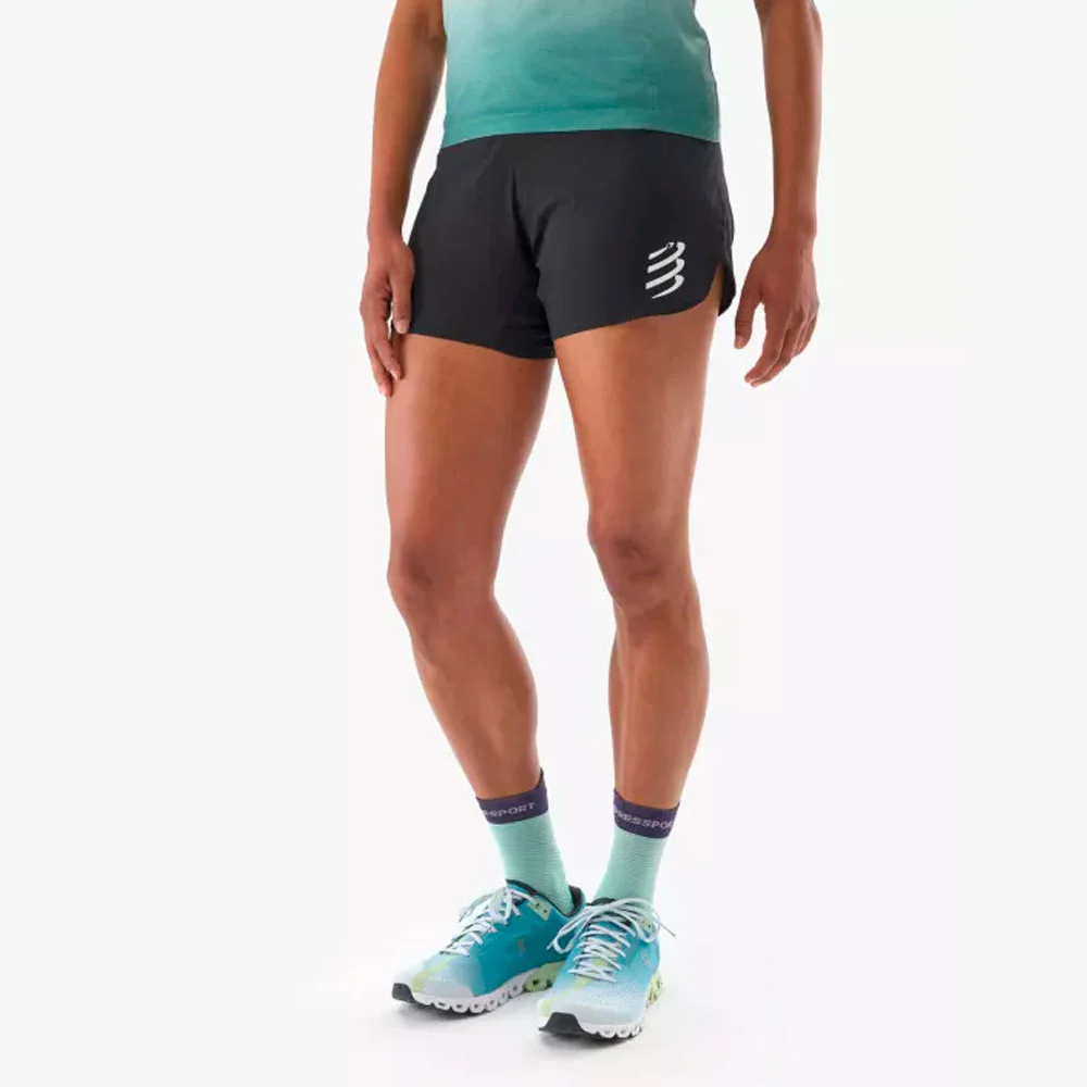 PANTALÓN CORTO COMPRESSPORT PERFORMANCE MUJER - Black