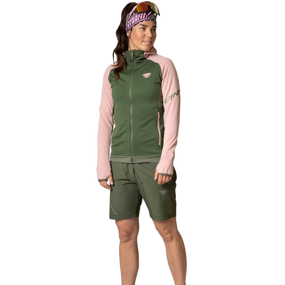 PANTALÓN CORTO DYNAFIT TRANSALPER LIGHT DYNASTRETCH MUJER - Thyme - Image 2
