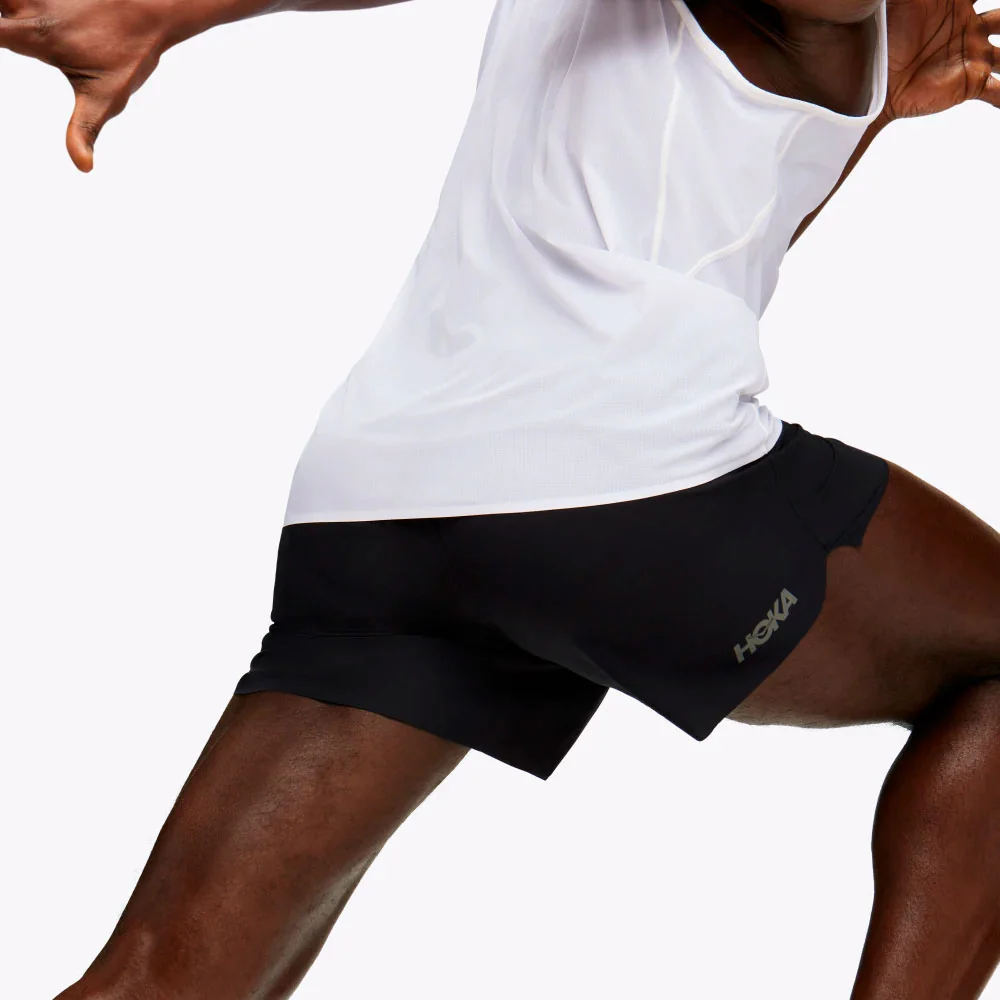 PANTALÓN CORTO HOKA GLIDE - Black - Image 3
