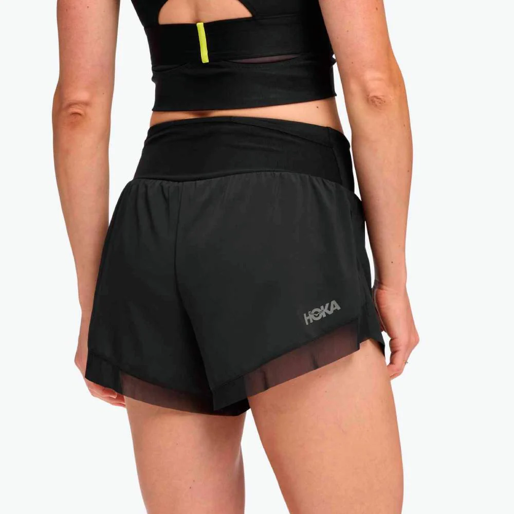 PANTALÓN CORTO HOKA GLIDE MUJER - Black - Image 2