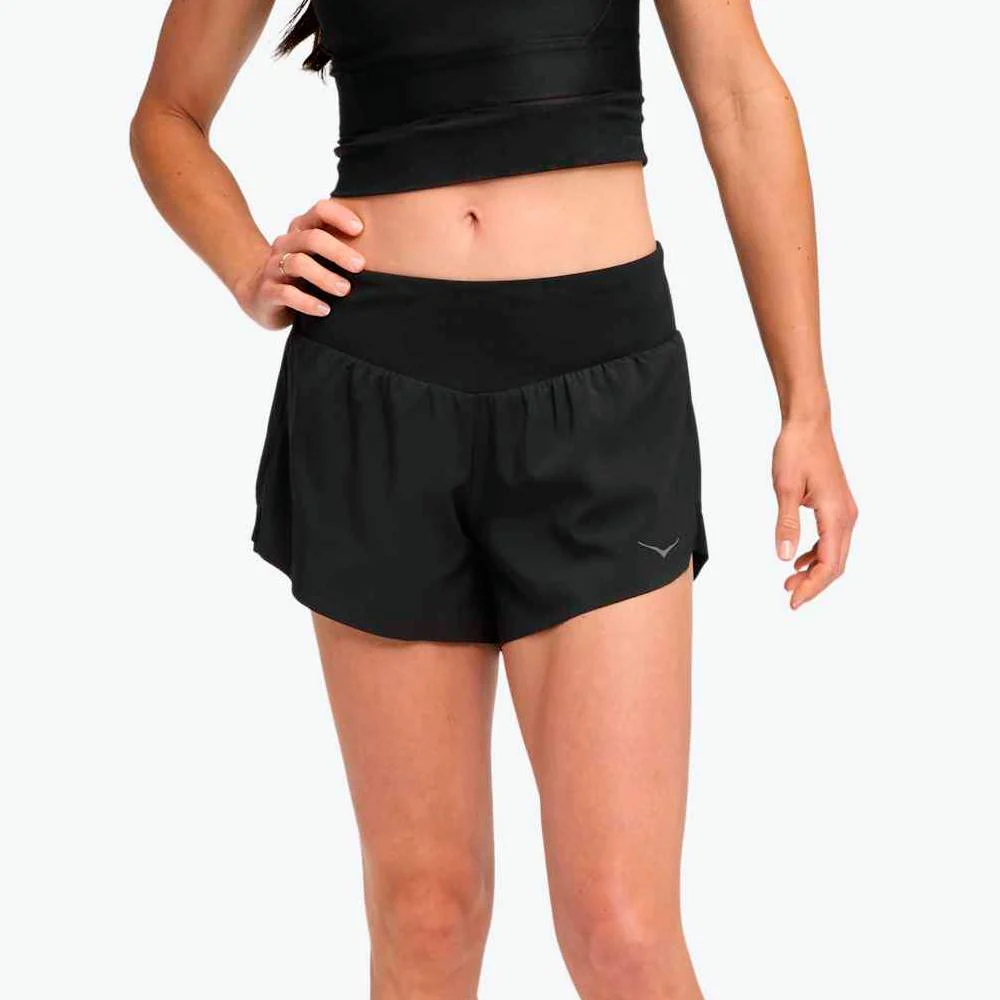 PANTALÓN CORTO HOKA GLIDE MUJER - Black - Image 3