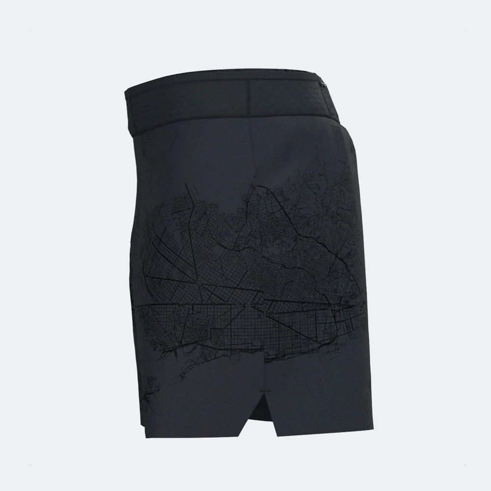 PANTALÓN CORTO JOMA R-NIGHT CON CINTURÓN - Negro - Image 3