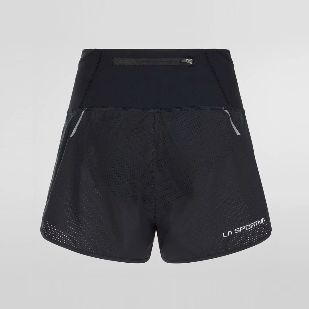 PANTALÓN CORTO LA SPORTIVA VECTOR MUJER - Negro / Blanco - Image 2