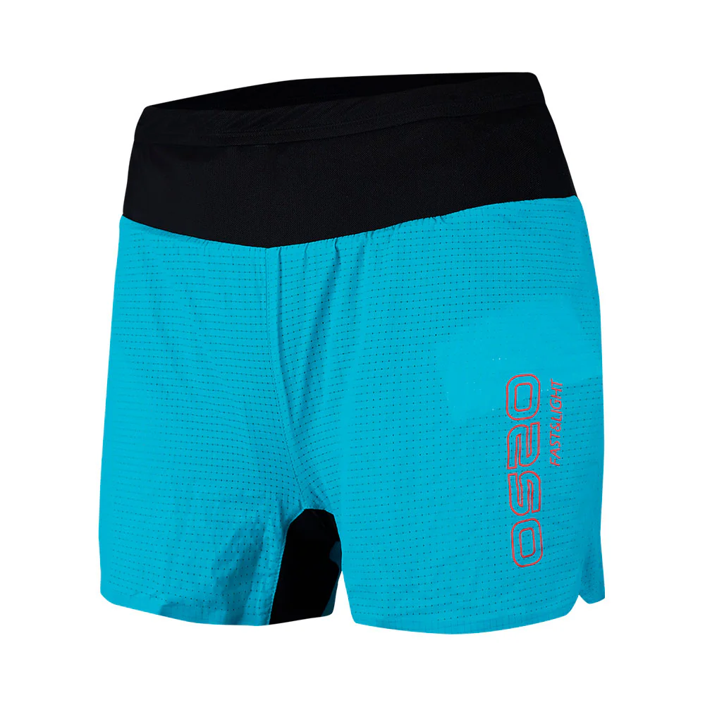 PANTALÓN CORTO OS2O FAST&LIGHT BELT GRID MUJER - Bluebird