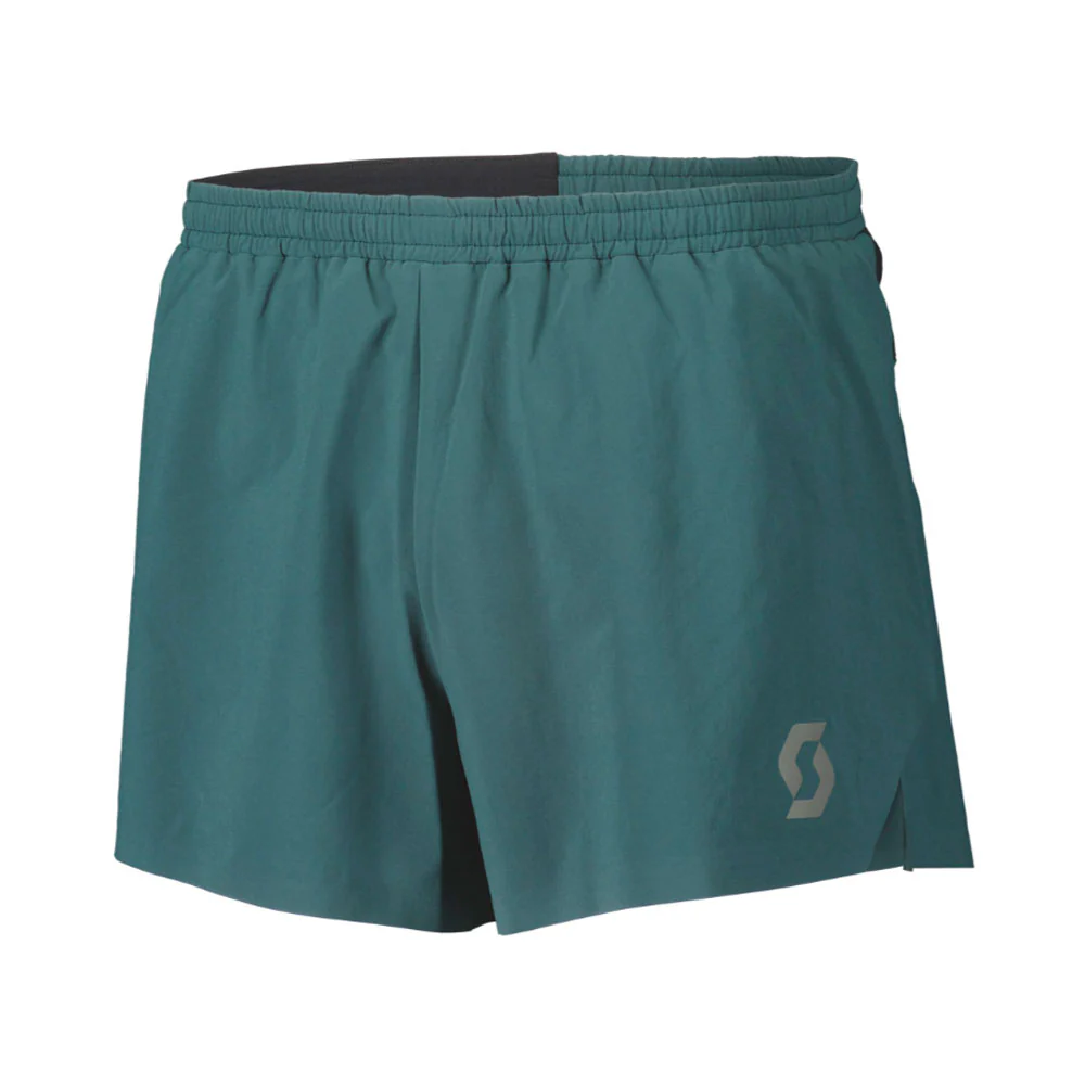 PANTALON CORTO SCOTT SPLIT MS RC RUN - Aruba Green / Black