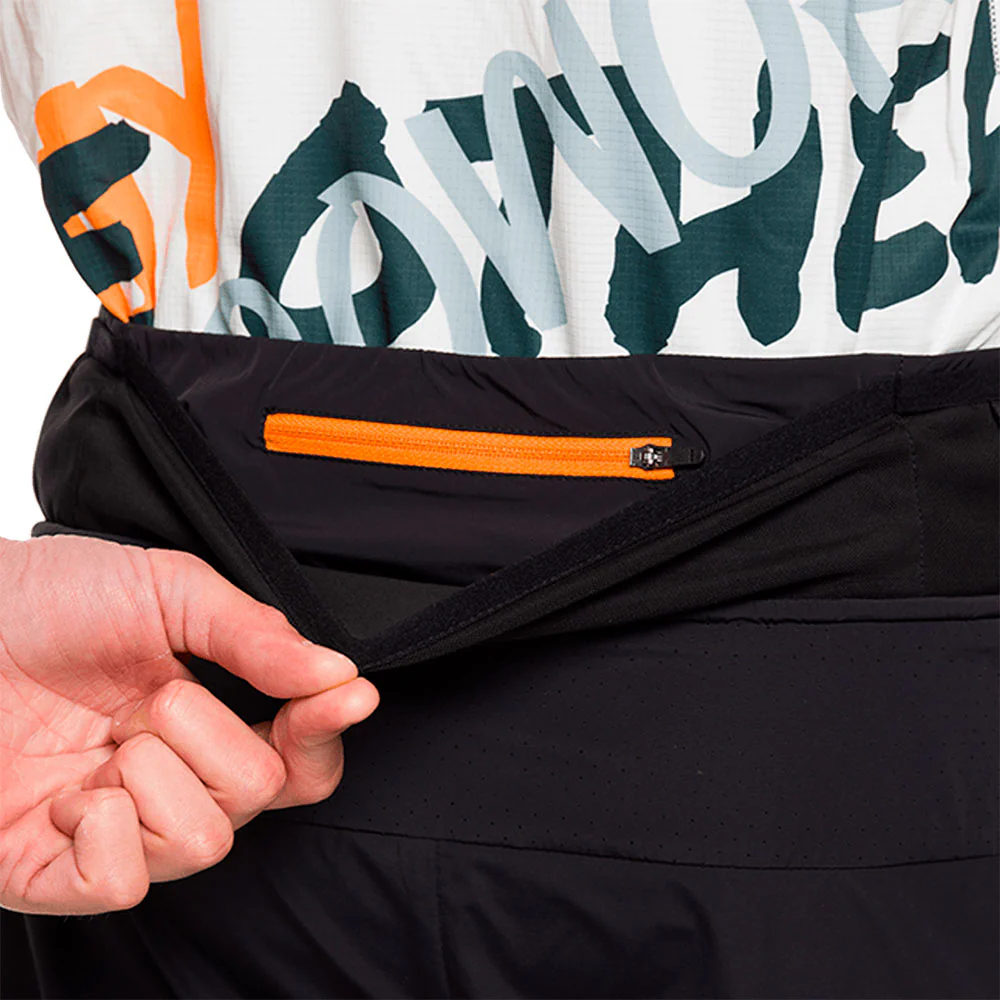 PANTALÓN CORTO TRANGOWORLD GROTTE - Caviar / Anthracite - Image 3