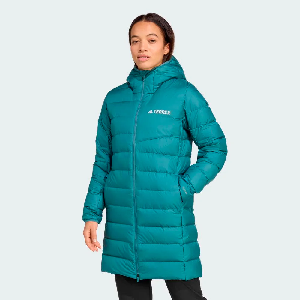 PARKA ADIDAS TERREX MULTI LIGHT DOWN HOODED 2.0 MUJER - Preloved Teal - Image 2