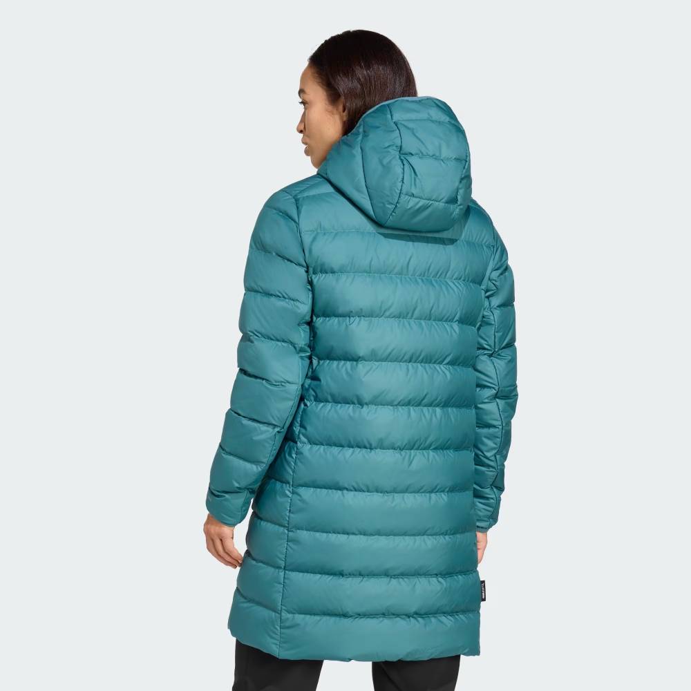 PARKA ADIDAS TERREX MULTI LIGHT DOWN HOODED 2.0 MUJER - Preloved Teal - Image 3