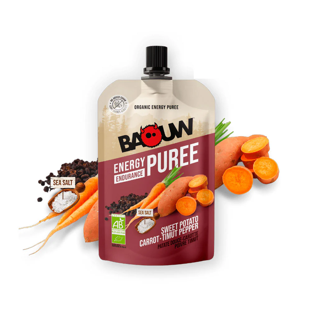 PURÉ ENERGÉTICO BAOUW - Batata, Zanahoria y Pimienta Timut