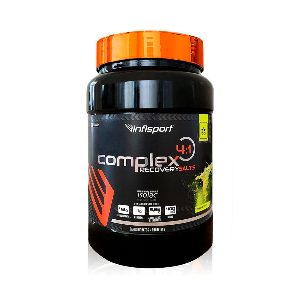 RECUPERADOR MUSCULAR INFISPORT COMPLEX 4:1 RECOVERY SALTS - Cítrico