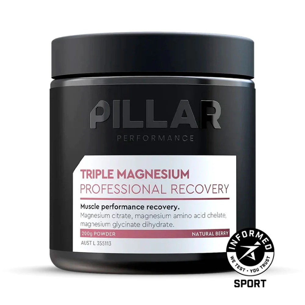 RECUPERADOR MUSCULAR PILLAR PERFORMANCE TRIPLE MAGNESIUM - Frutos del Bosque