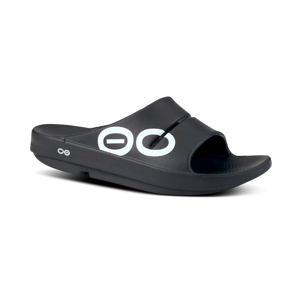 SANDALIAS OOFOS RECOVERY OOAHH SPORT - Negro / Blanco - Image 2