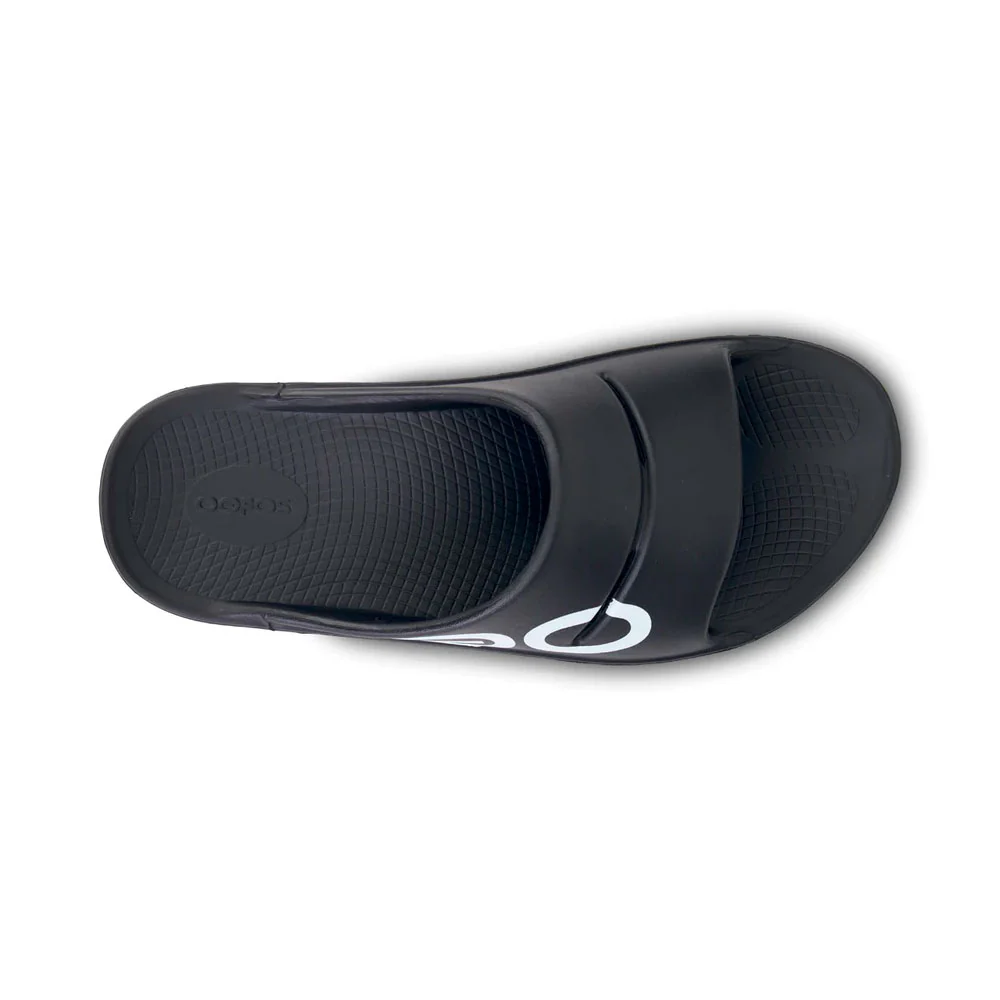 SANDALIAS OOFOS RECOVERY OOAHH SPORT - Negro / Blanco - Image 4
