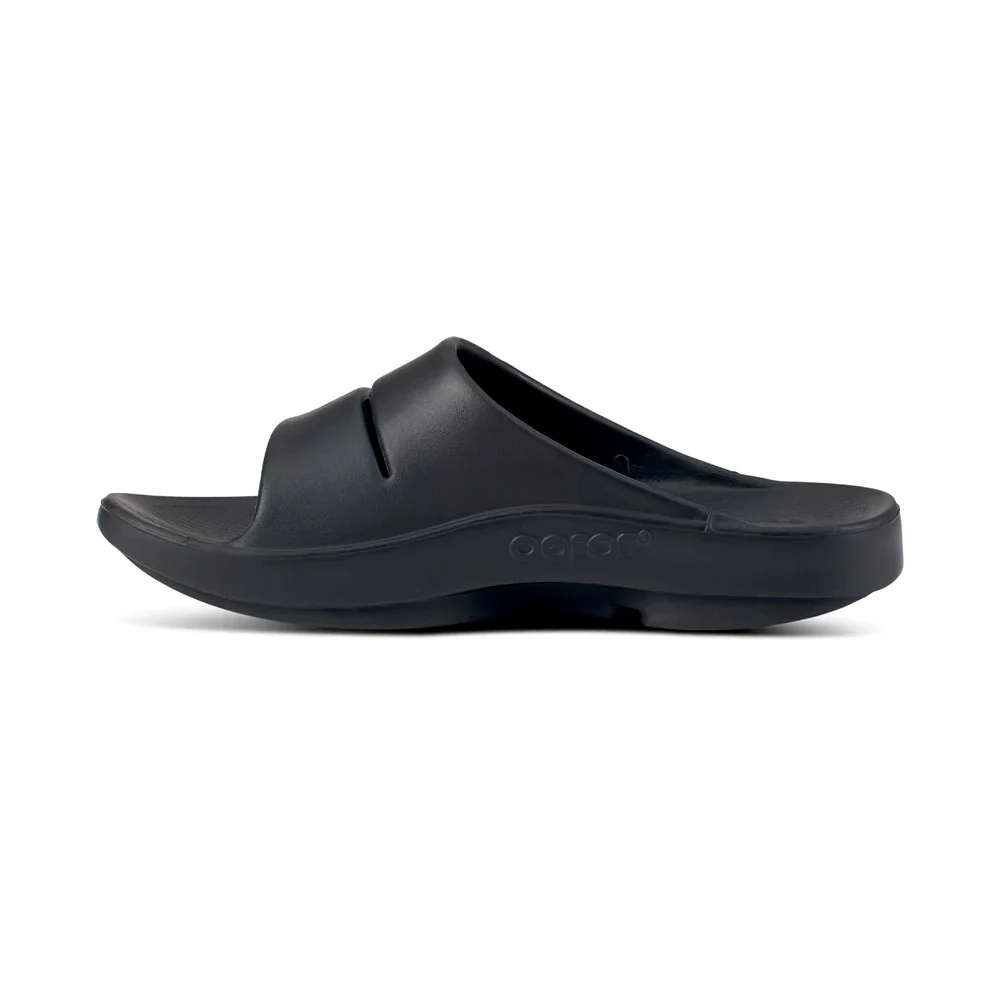 SANDALIAS OOFOS RECOVERY OOAHH SPORT - Negro / Blanco - Image 6
