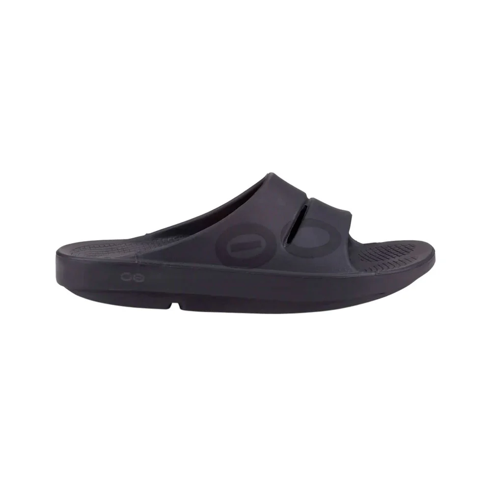 SANDALIAS OOFOS RECOVERY OOAHH SPORT - Negro Mate