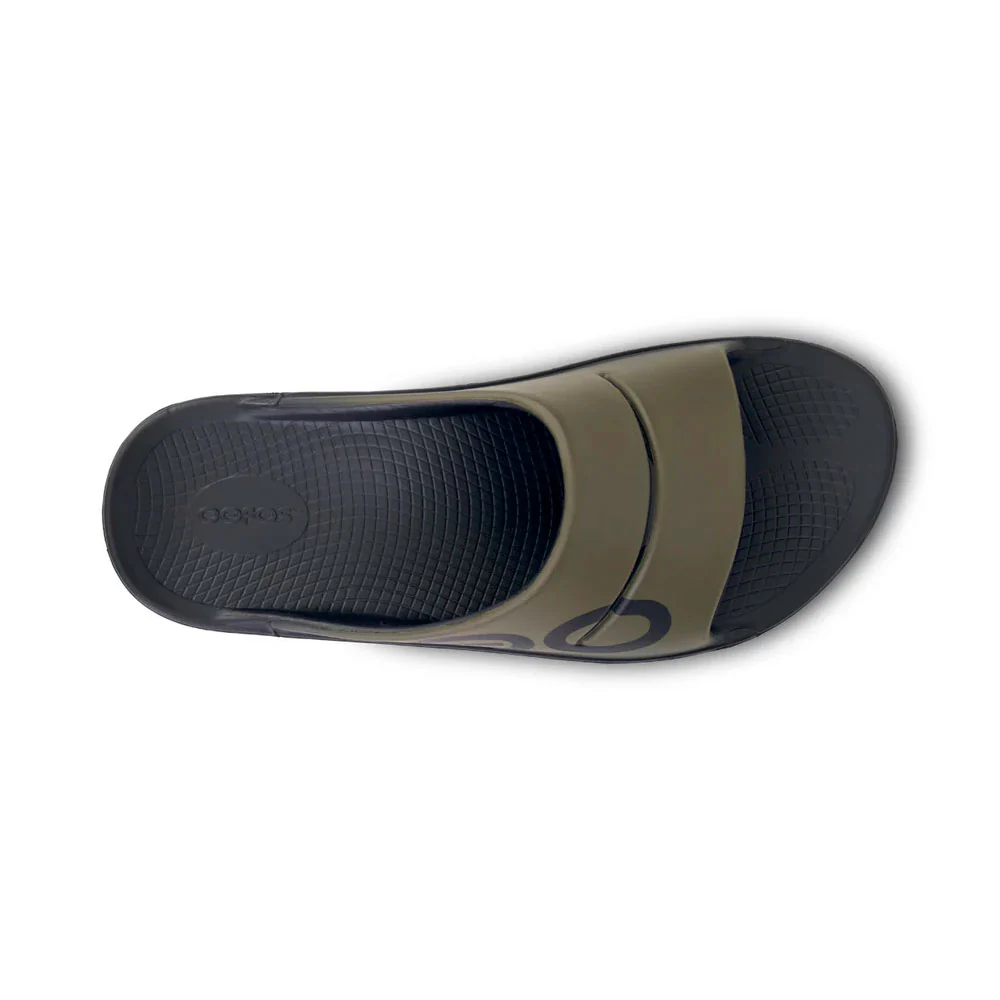 SANDALIAS OOFOS RECOVERY OOAHH SPORT - Verde Táctico - Image 4