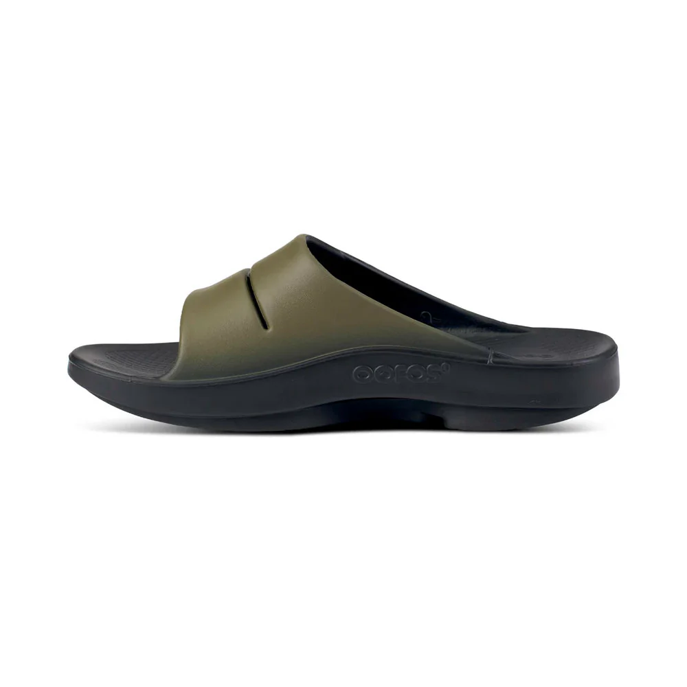 SANDALIAS OOFOS RECOVERY OOAHH SPORT - Verde Táctico - Image 6