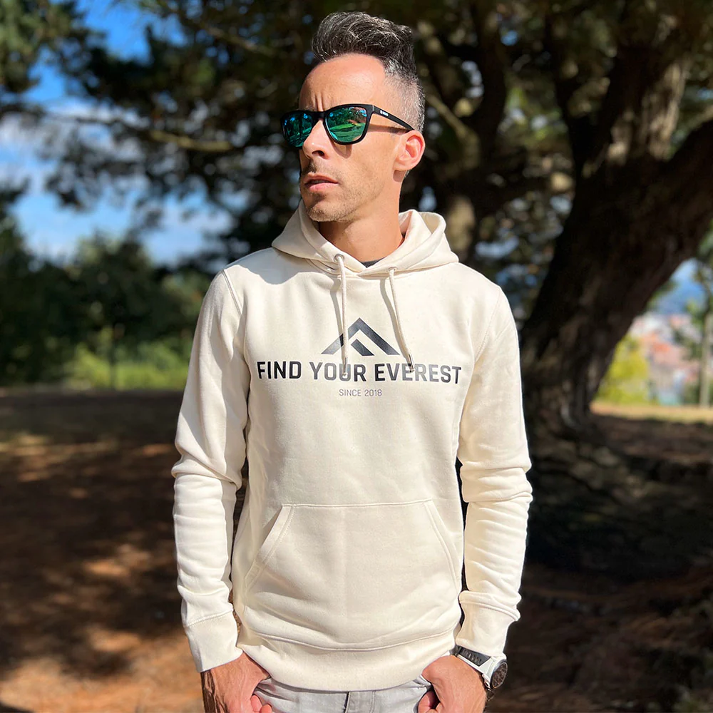 SUDADERA FIND YOUR EVEREST - Morning Frost