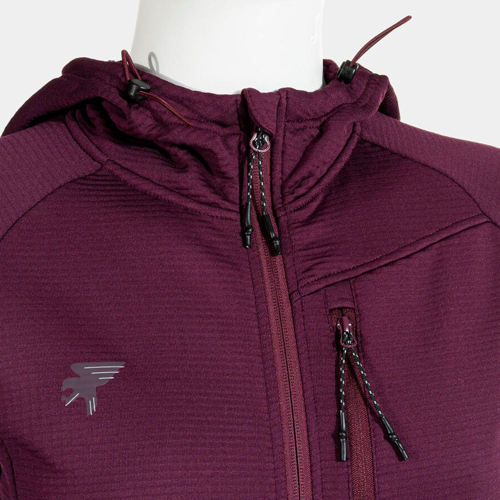 SUDADERA JOMA EXPLORER MUJER - Burdeos - Image 3