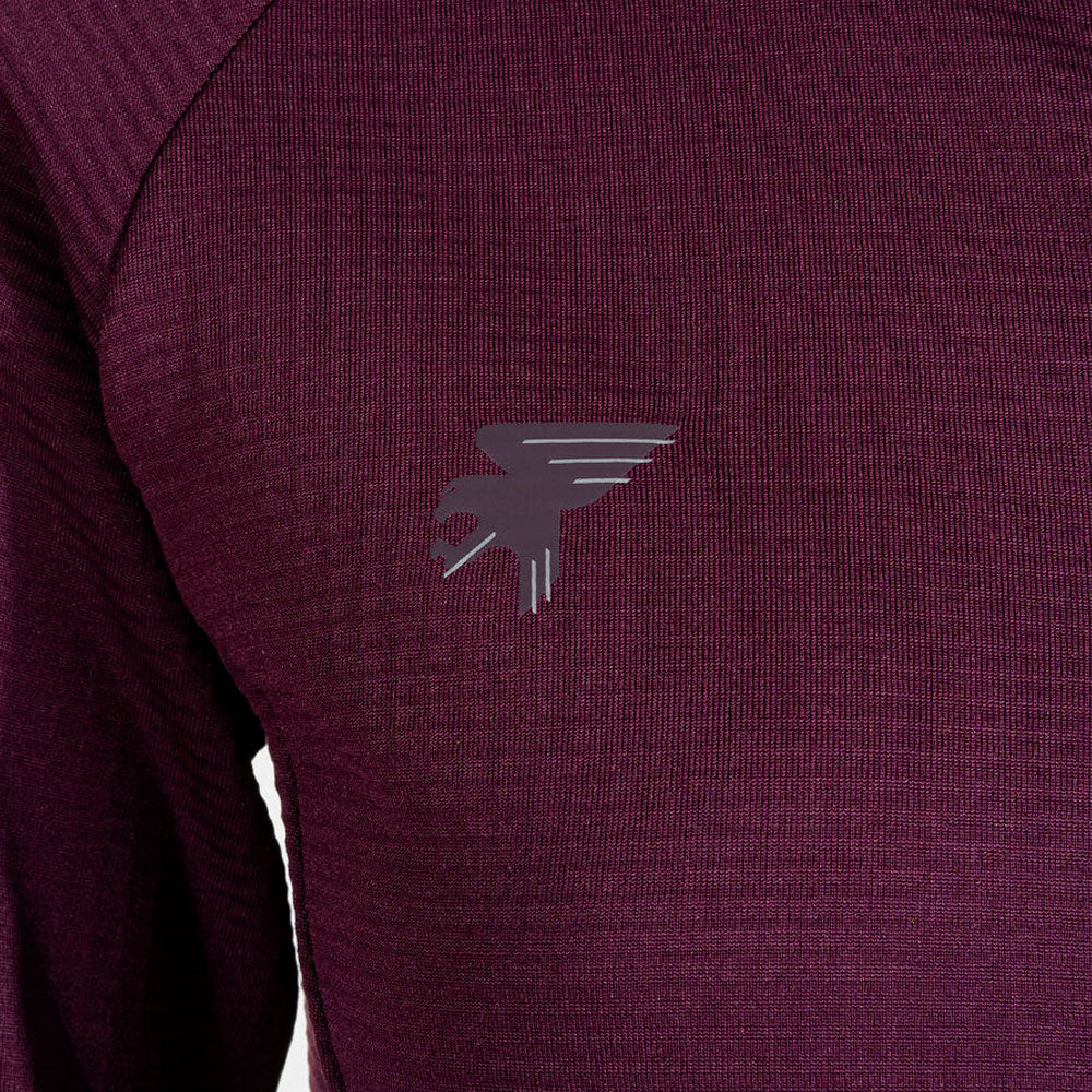 SUDADERA JOMA EXPLORER MUJER - Burdeos - Image 6