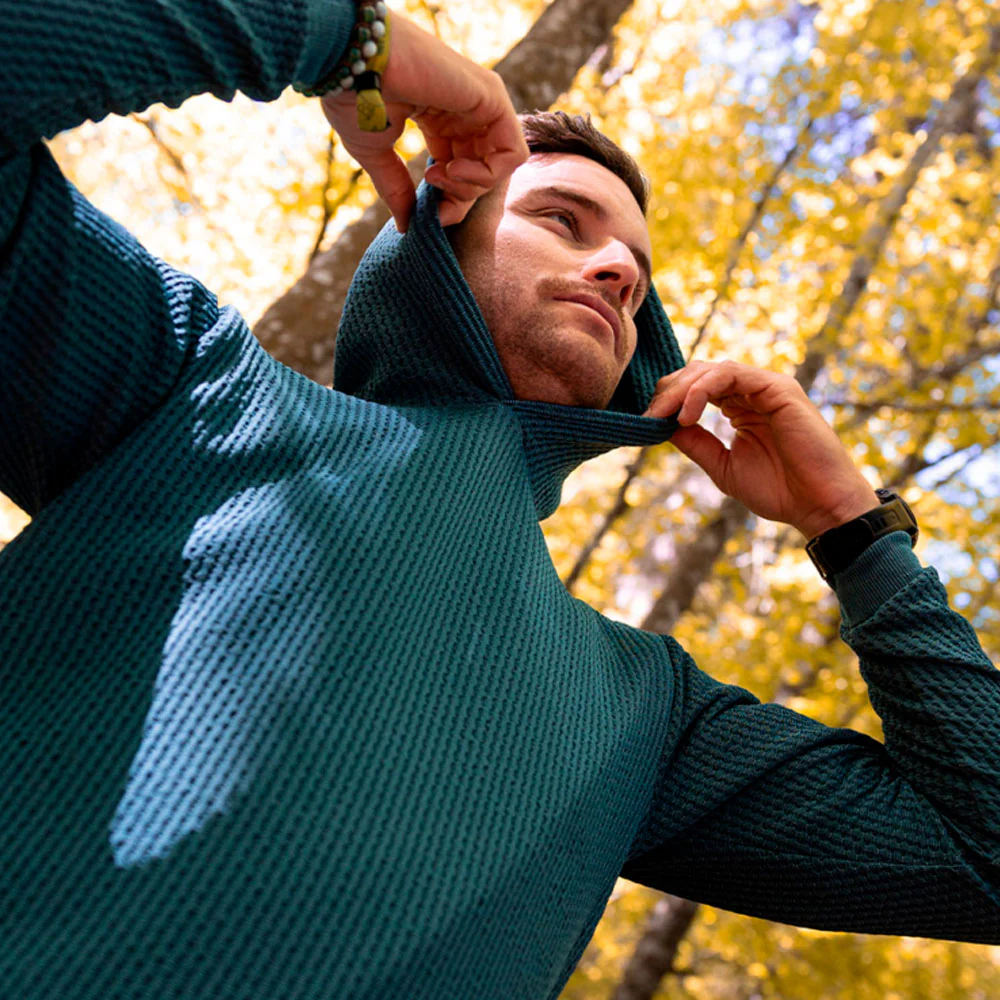 SUDADERA LURBEL WAVE - Verde Botella / Negro - Image 3