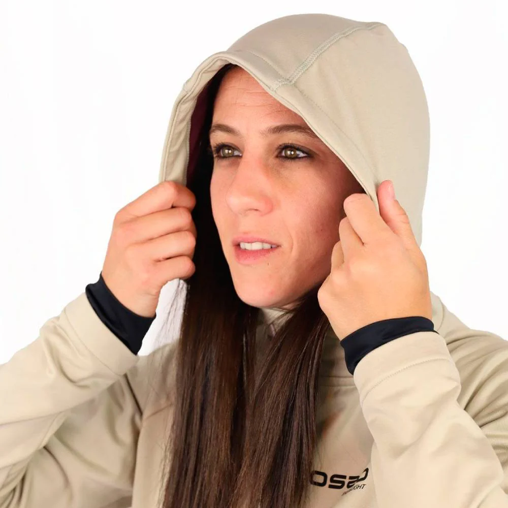 SUDADERA OS2O HOKA MUJER - Sand - Image 3