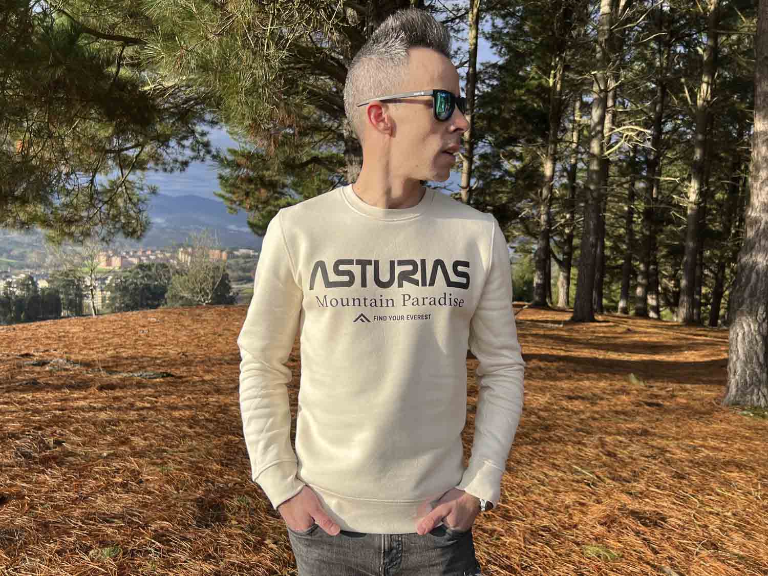 SUDADERA FIND YOUR EVEREST SIN CAPUCHA - Asturias
