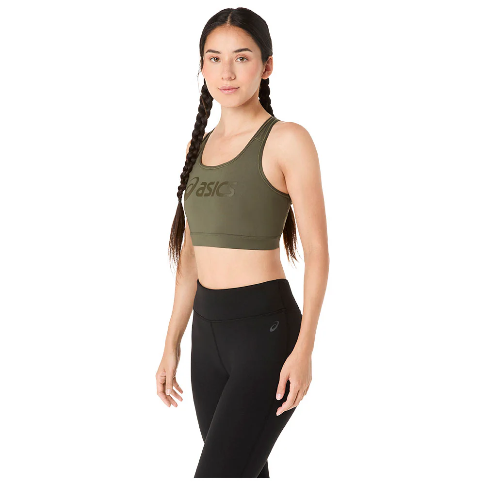 TOP ASICS ESSENTIAL LOGO PADDED - Dark Olive - Image 6