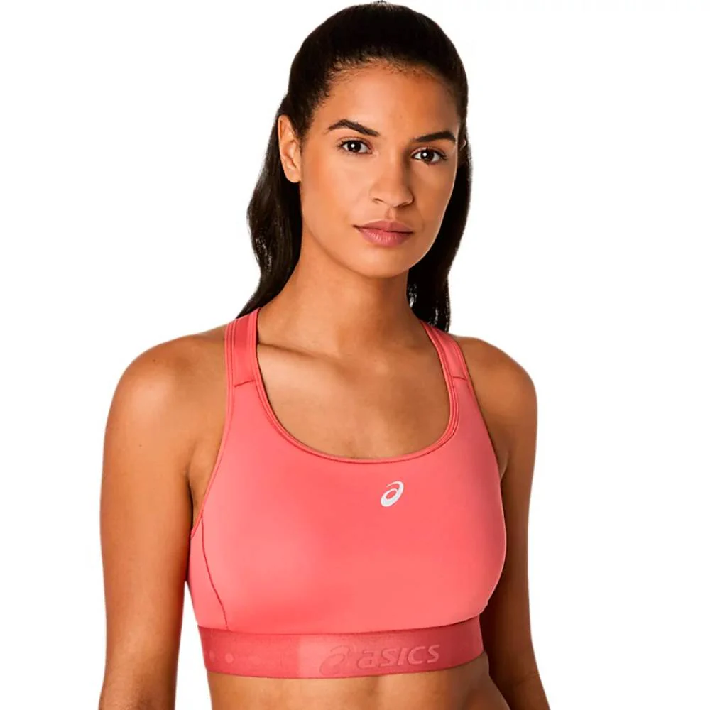 TOP ASICS ROAD COMPRESSION BRA - Dark Pink Clay