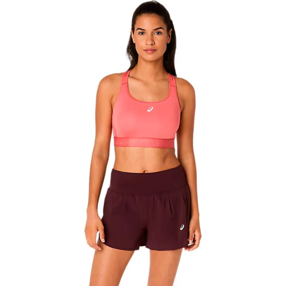 TOP ASICS ROAD COMPRESSION BRA - Dark Pink Clay - Image 3
