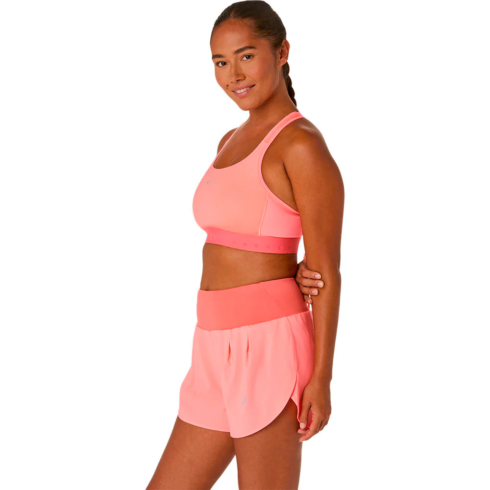 TOP ASICS ROAD COMPRESSION BRA - Sun Coral - Image 4