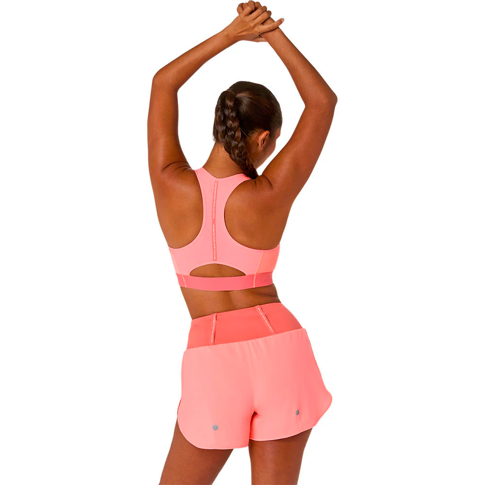 TOP ASICS ROAD COMPRESSION BRA - Sun Coral - Image 6