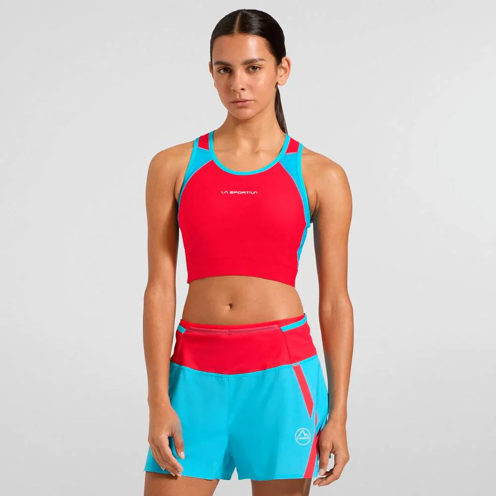 TOP LA SPORTIVA STASH - Hibiscus / Malibu Blue