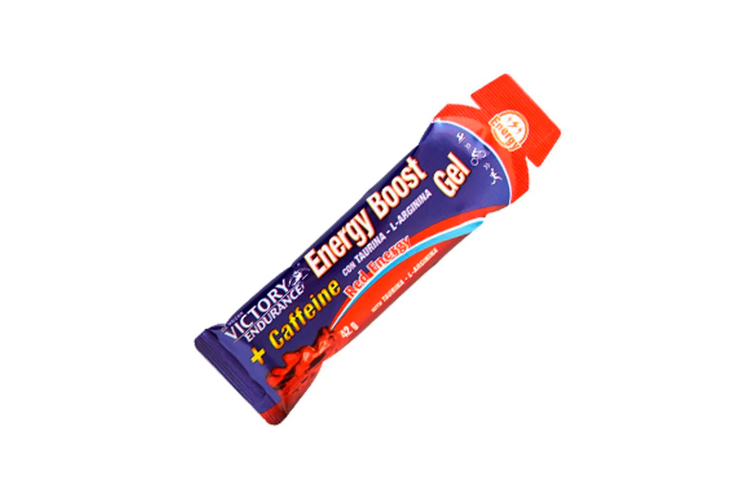 GEL ENERGÉTICO VICTORY ENDURANCE ENERGY BOOST + CAFFEINE - Cafeína 60mg - Red Energy
