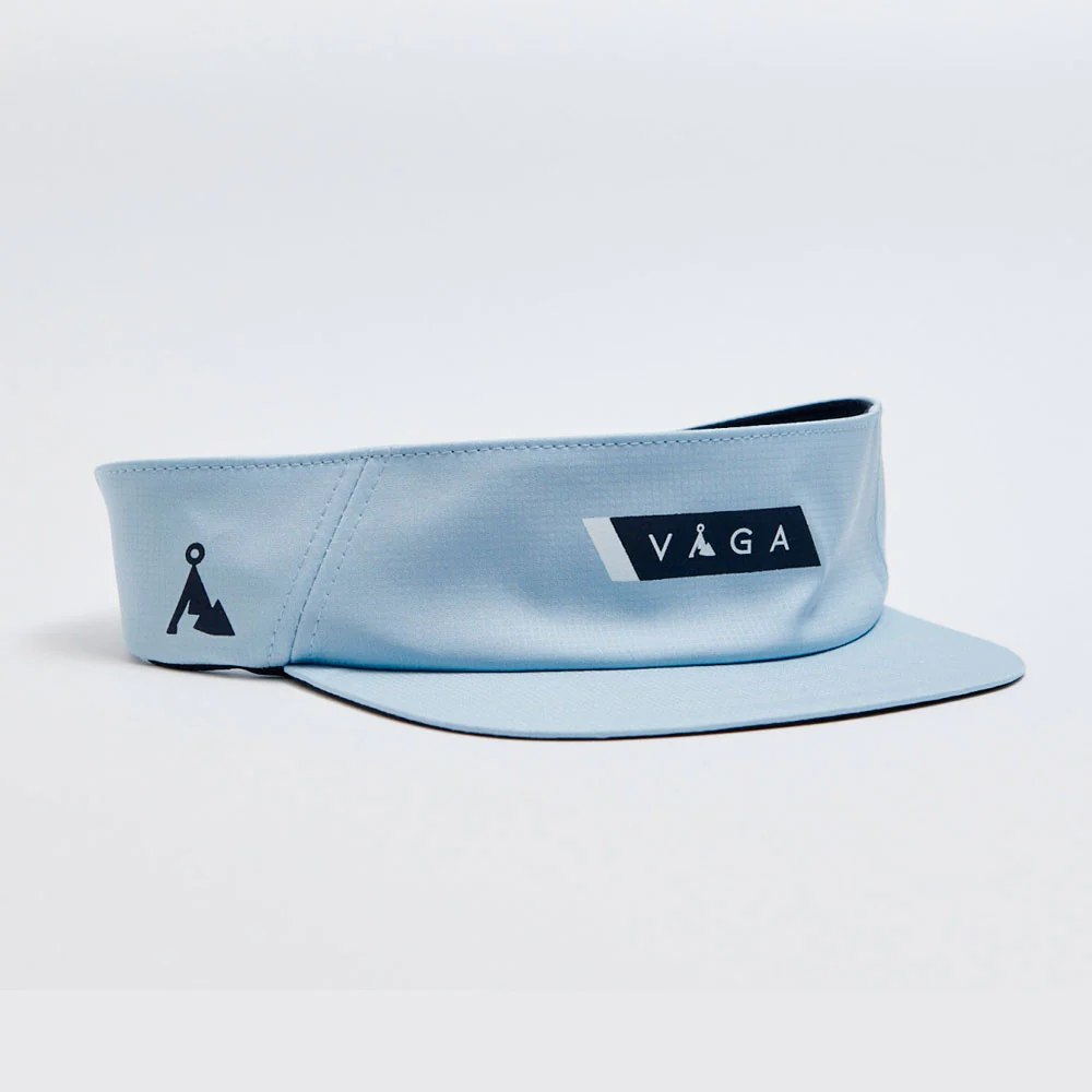 VISERA VÅGA FEATHER - Pastel Blue / Navy Blue