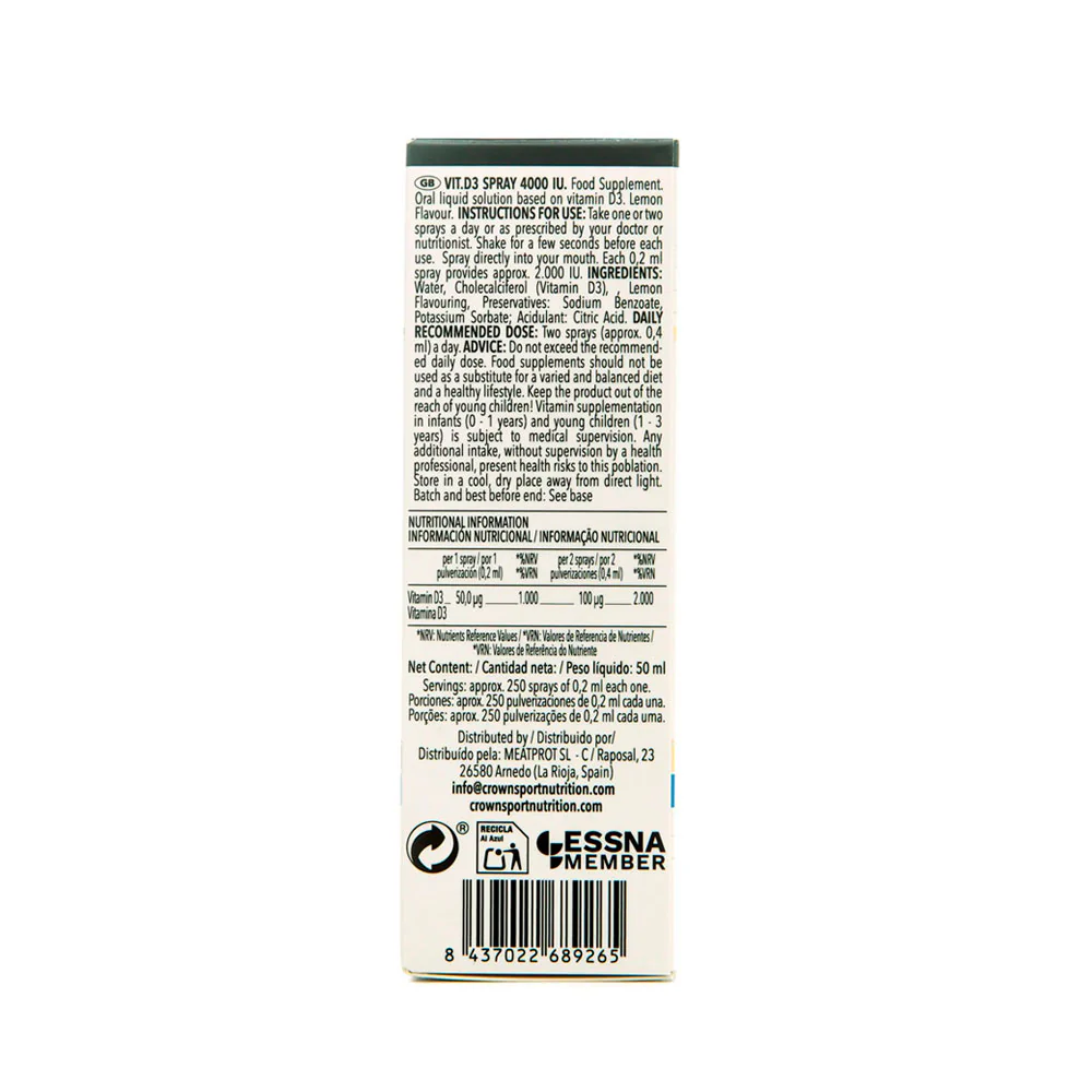 VITAMINA D3 CROWN SPRAY 4000 IU - Image 4