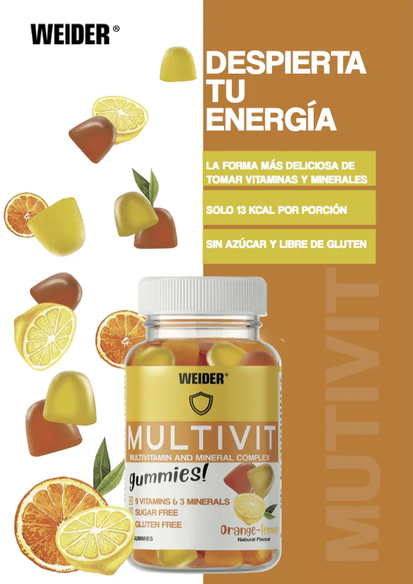 MULTIVITAMÍNICO WEIDER MULTIVIT UP - Naranja & Limón - Image 2