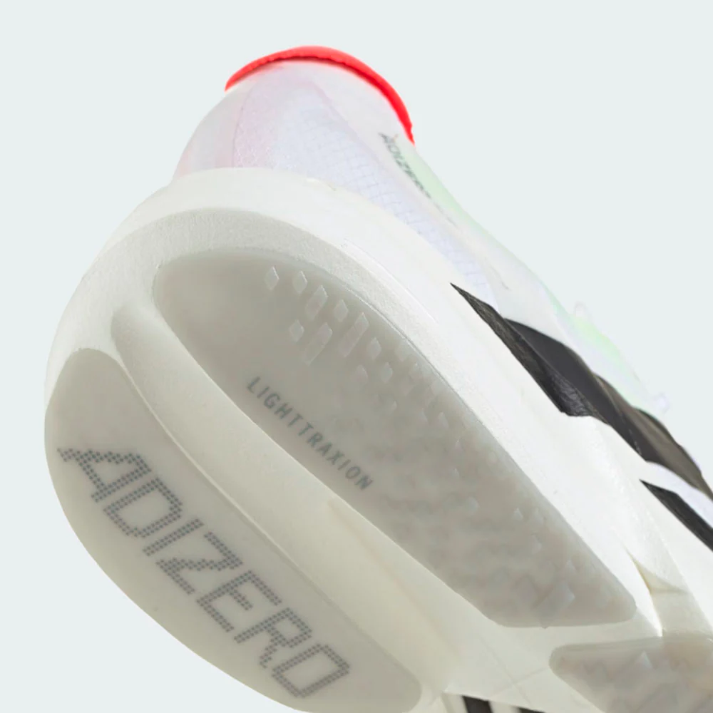 ZAPATILLAS ADIDAS ADIZERO ADIOS PRO 4 - Cloud White / Core Black / Silver Metallic - Image 4