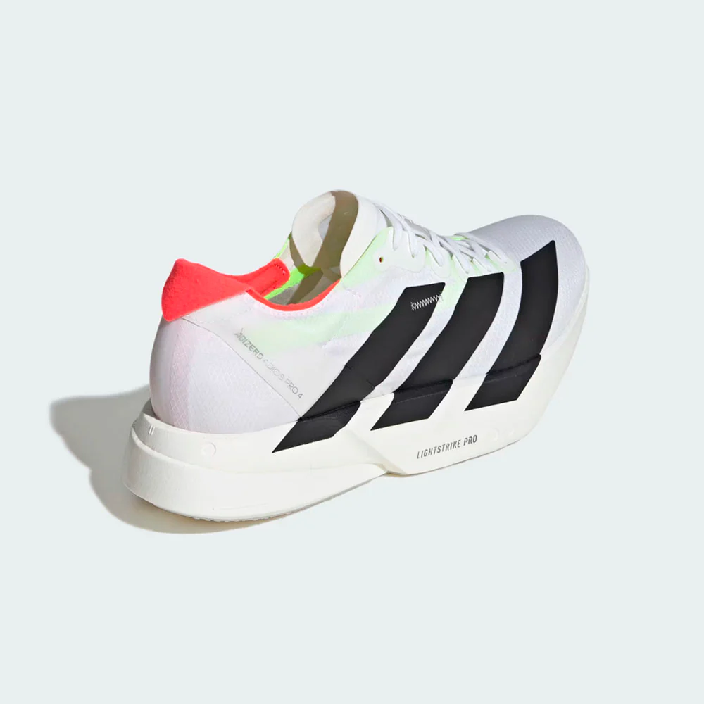 ZAPATILLAS ADIDAS ADIZERO ADIOS PRO 4 - Cloud White / Core Black / Silver Metallic - Image 7
