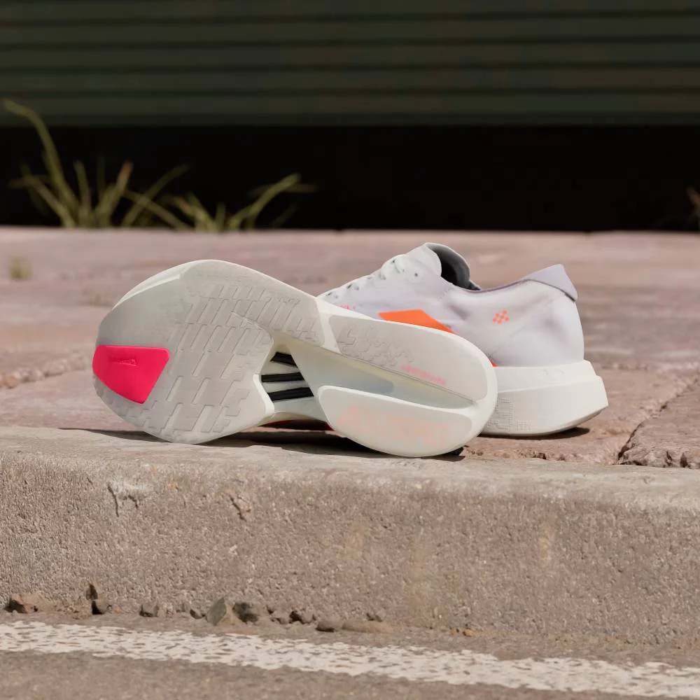 ZAPATILLAS ADIDAS ADIZERO ADIOS PRO 4 - Cloud White / Lucid Orange / Lucid Red - Image 5