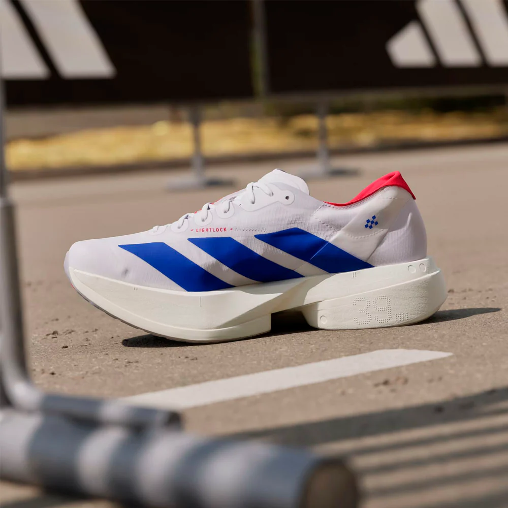 ZAPATILLAS ADIDAS ADIZERO ADIOS PRO 4 - Cloud White / Royal Blue / Pure Ruby - Image 6