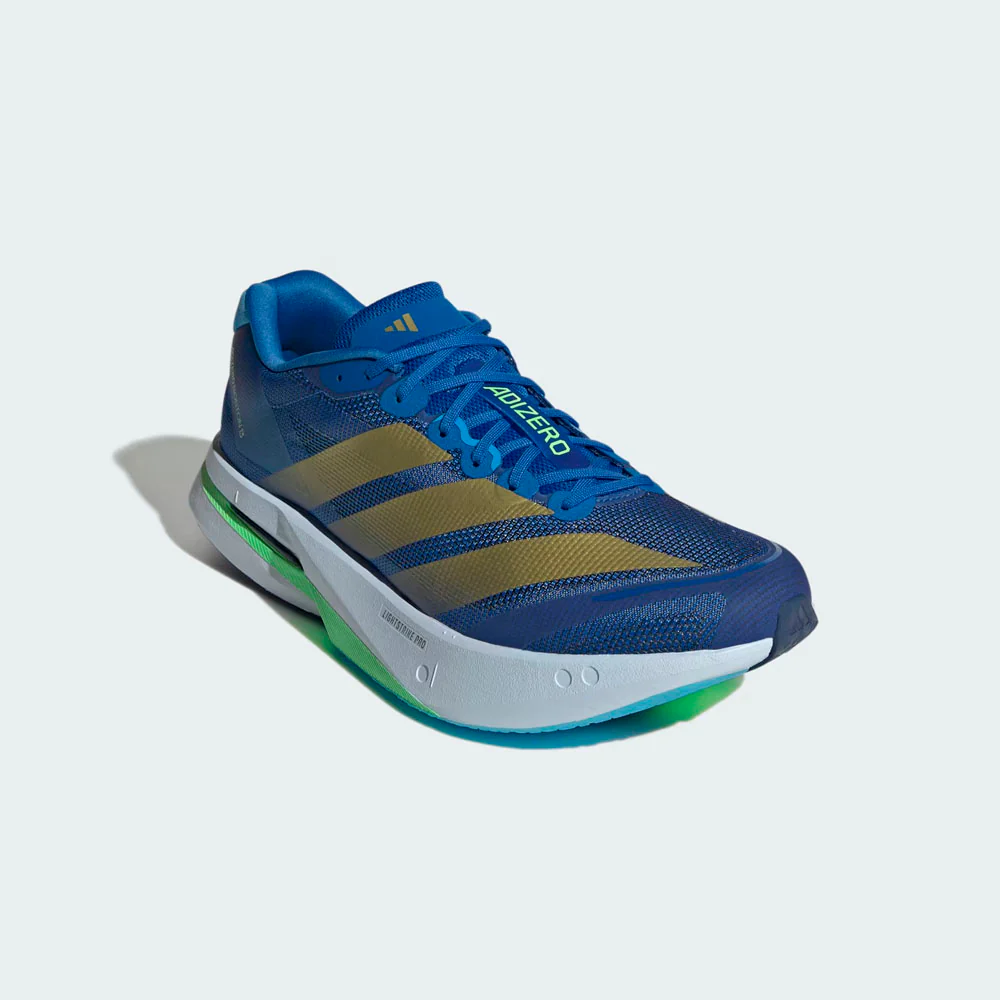 ZAPATILLAS ADIDAS ADIZERO BOSTON 13 - Blue / Gold Metallic / Blue Burst - Image 2