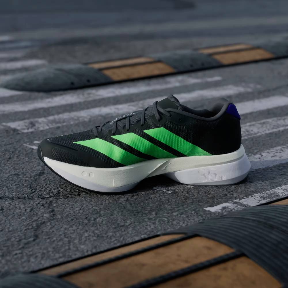 ZAPATILLAS ADIDAS ADIZERO BOSTON 13 - Core Black / Lime Burst / Energy Ink - Image 7