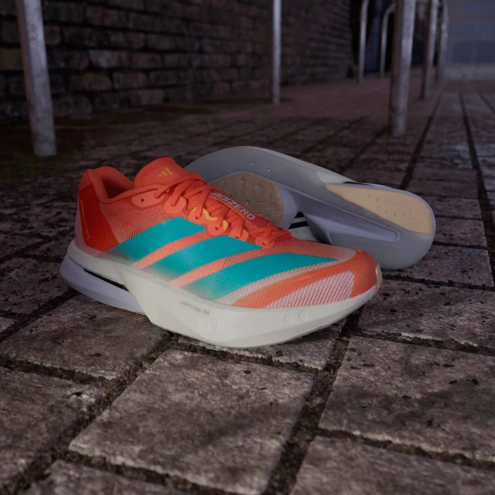 ZAPATILLAS ADIDAS ADIZERO BOSTON 13 MUJER - Semi Coral / Flash Aqua / Flash Orange - Image 2