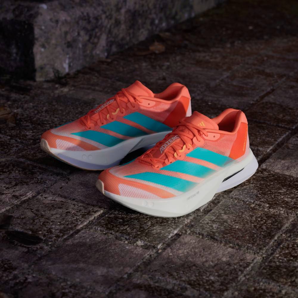 ZAPATILLAS ADIDAS ADIZERO BOSTON 13 MUJER - Semi Coral / Flash Aqua / Flash Orange - Image 5