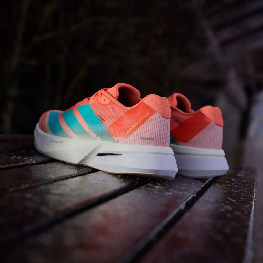 ZAPATILLAS ADIDAS ADIZERO BOSTON 13 MUJER - Semi Coral / Flash Aqua / Flash Orange - Image 6