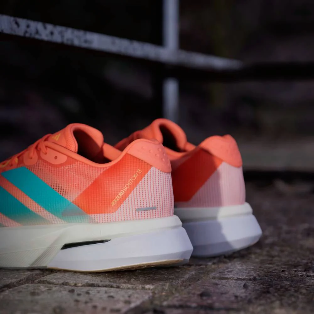 ZAPATILLAS ADIDAS ADIZERO BOSTON 13 MUJER - Semi Coral / Flash Aqua / Flash Orange - Image 7